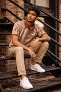 Vertical Line Soft Fabric Zipper Premium Tees,Vertical Stripe Soft Fabric Zip T-Shirt