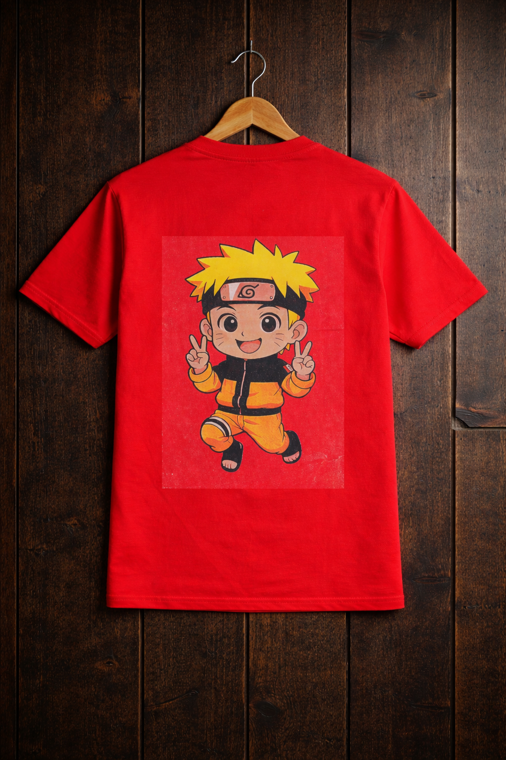 Naruto 5 Sleeve Tees,Anime Graphic Half Sleeve Tees