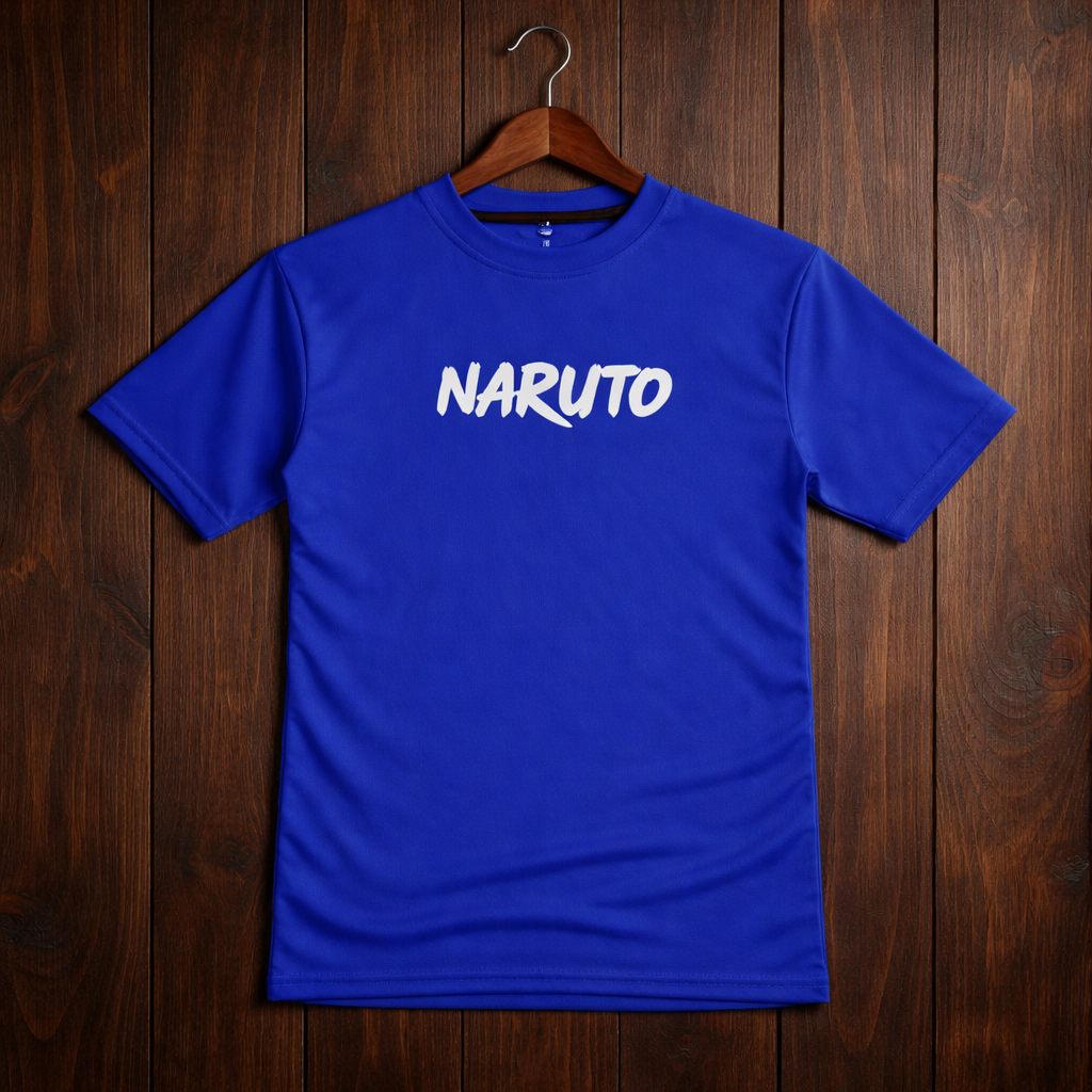 Naruto 5 Sleeve Tees,Anime Graphic Half Sleeve T-Shirt