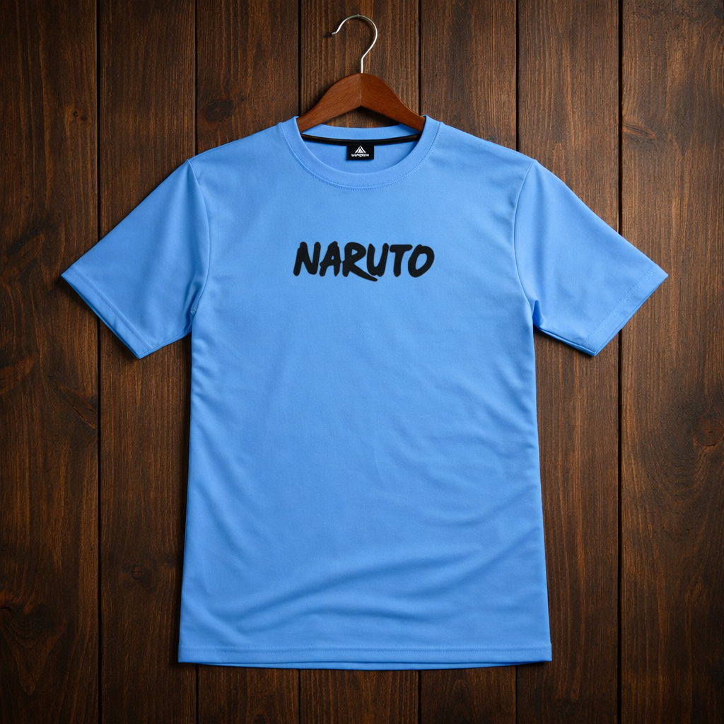 Naruto 5 Sleeve Tees,Anime Graphic Half Sleeve T-Shirt