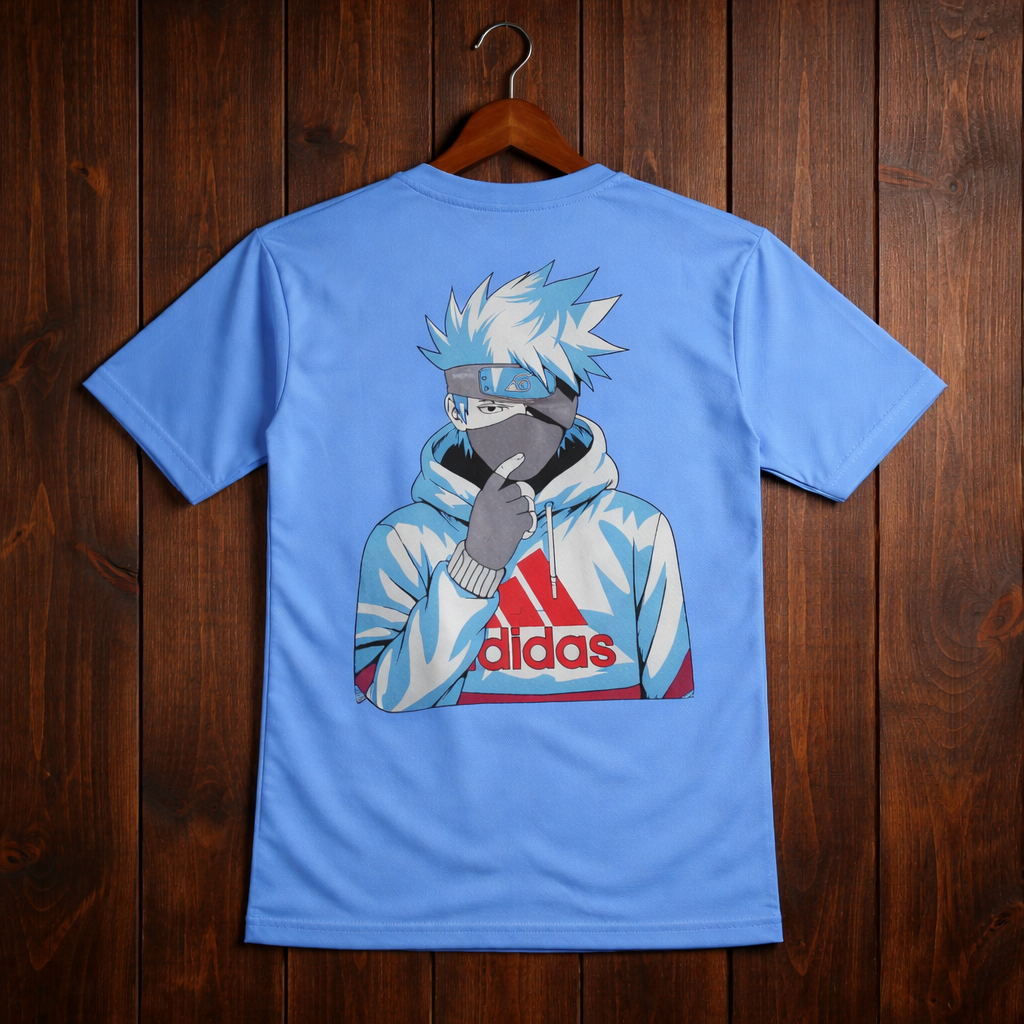 Naruto 5 Sleeve Tees,Anime Graphic Half Sleeve T-Shirt