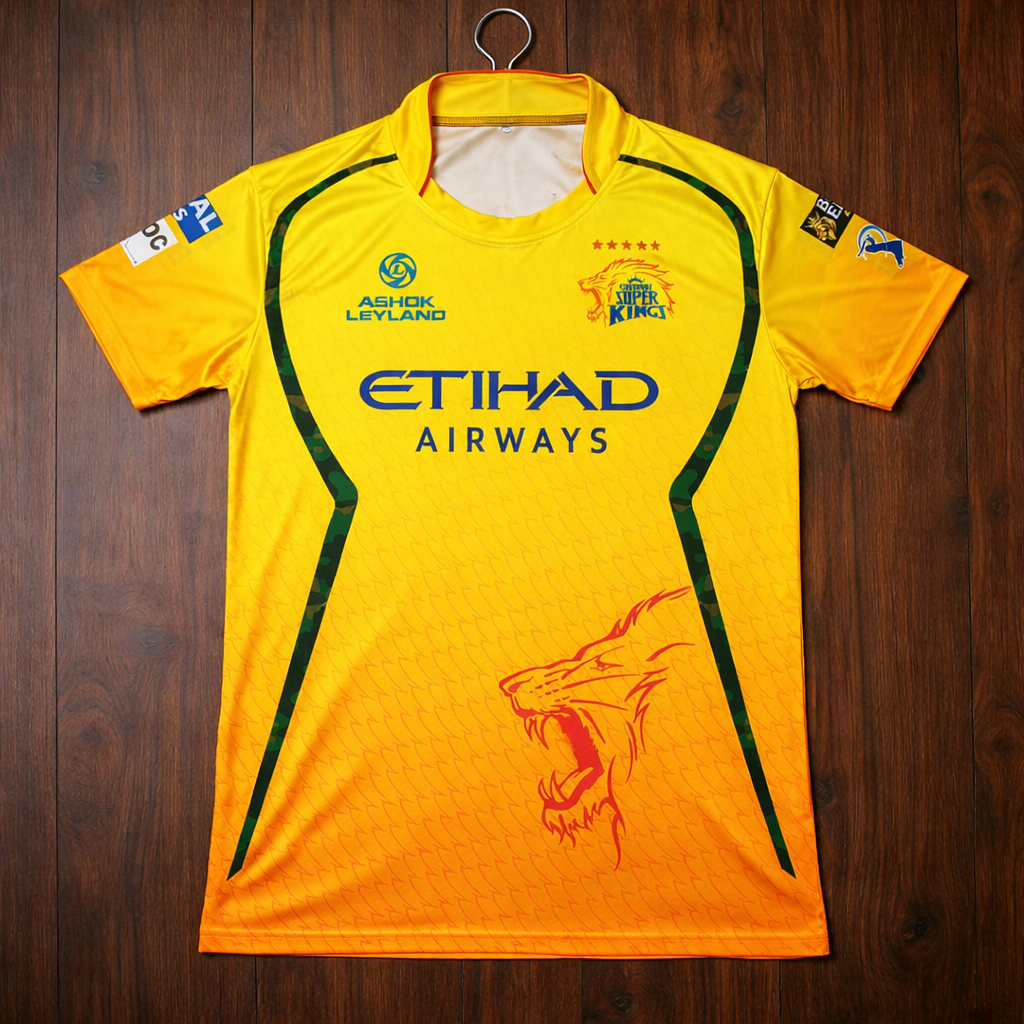 Chennai Super Kings CSK IPL Jersey