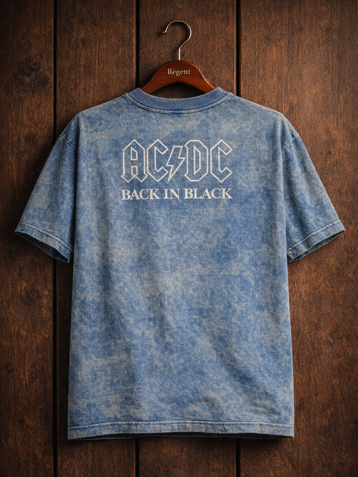 Puff Print Acid Wash Tees 5 Sleeve,Acid Wash Puff Print Half Sleeve T-Shirt