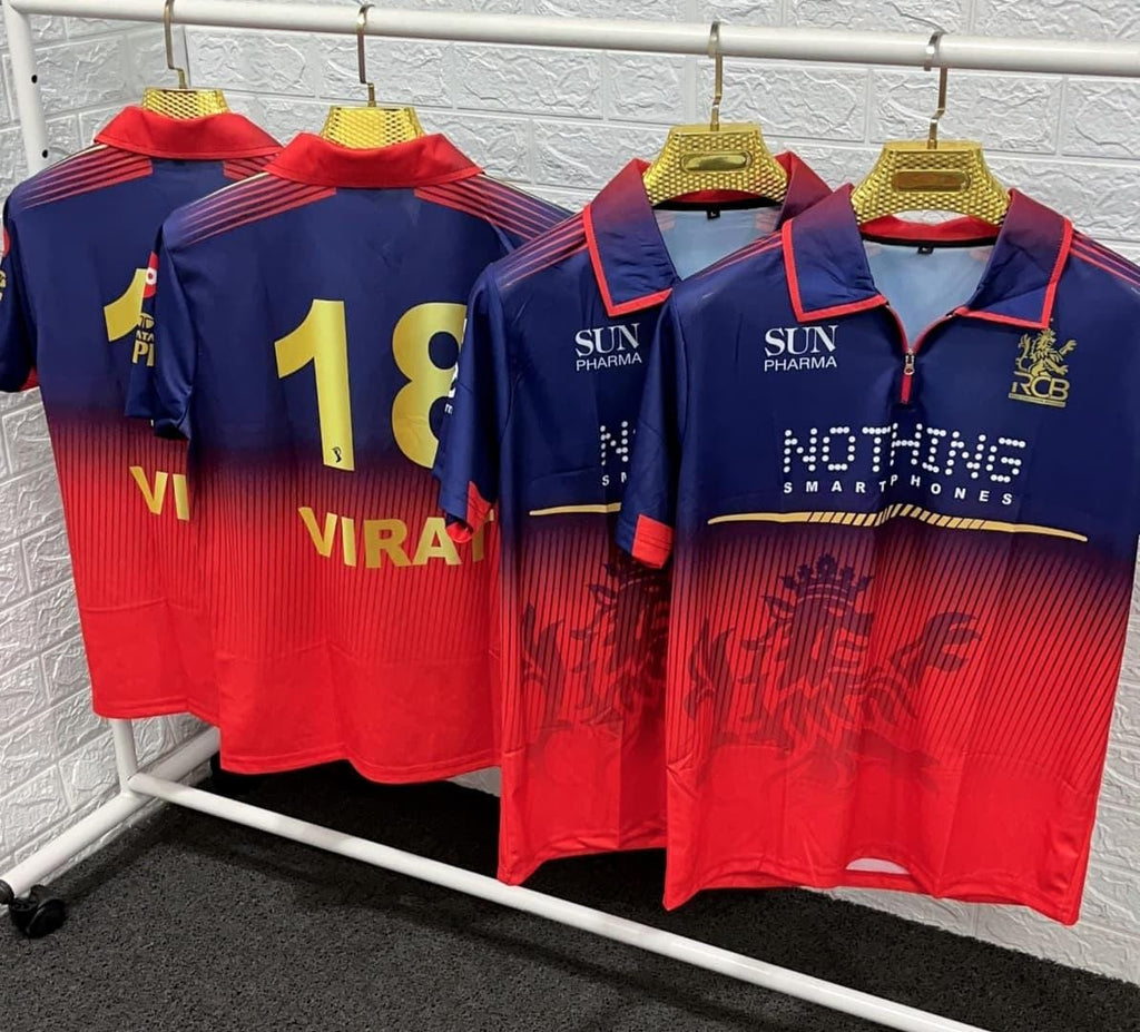RCB 2026 Official Edition Jersey – Virat 18 | Premium Unisex Cricket T-Shirt | IPL Fan Wear